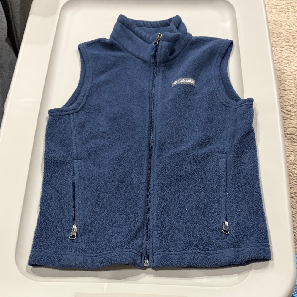 Columbia Navy Fleece Vest